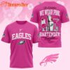 Philadelphia Eagles NFL Bartender October Breast Cancer Awareness Unisex 3D Shirt