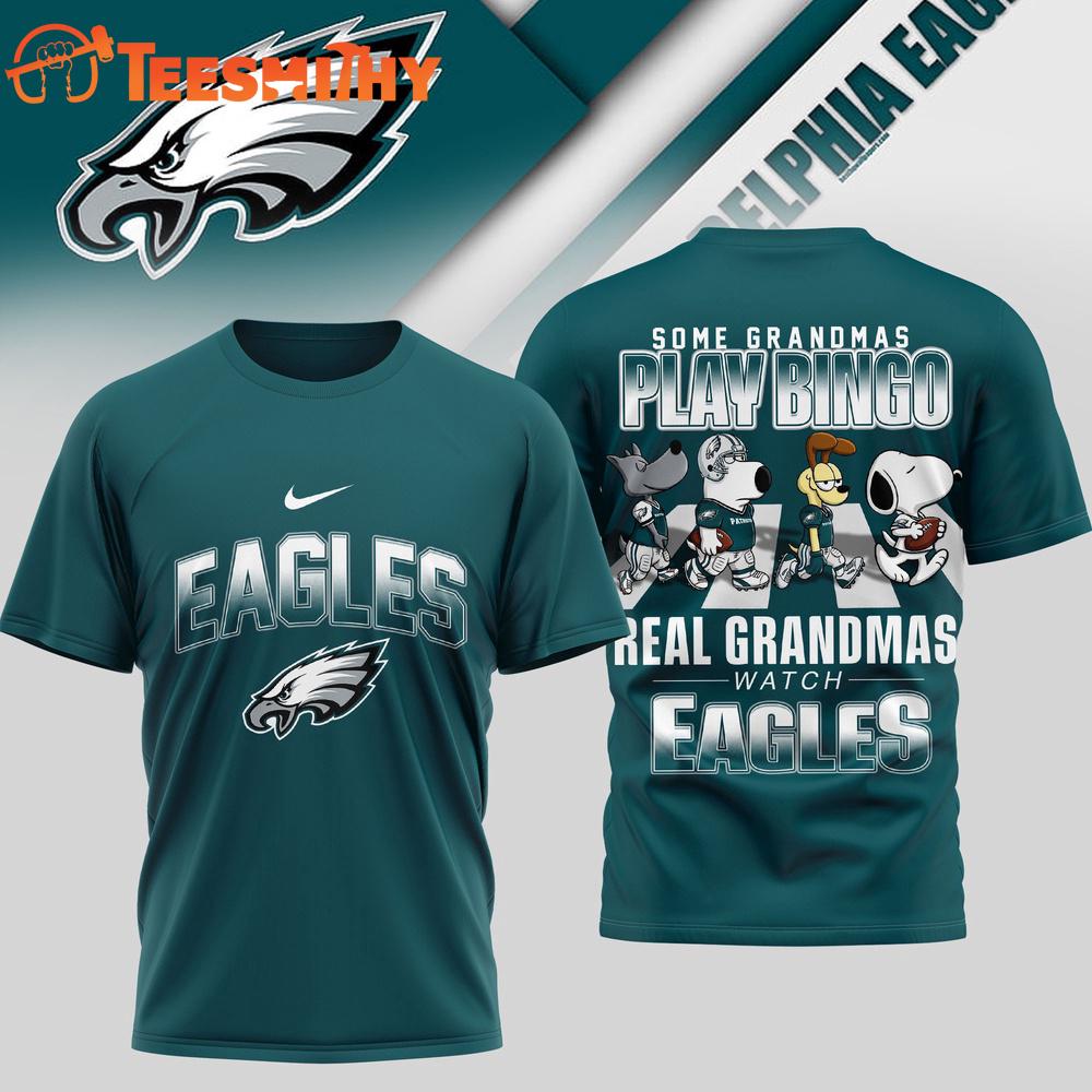 Philadelphia Eagles NFL Cartoon Prime Time New Design 3D Shirt