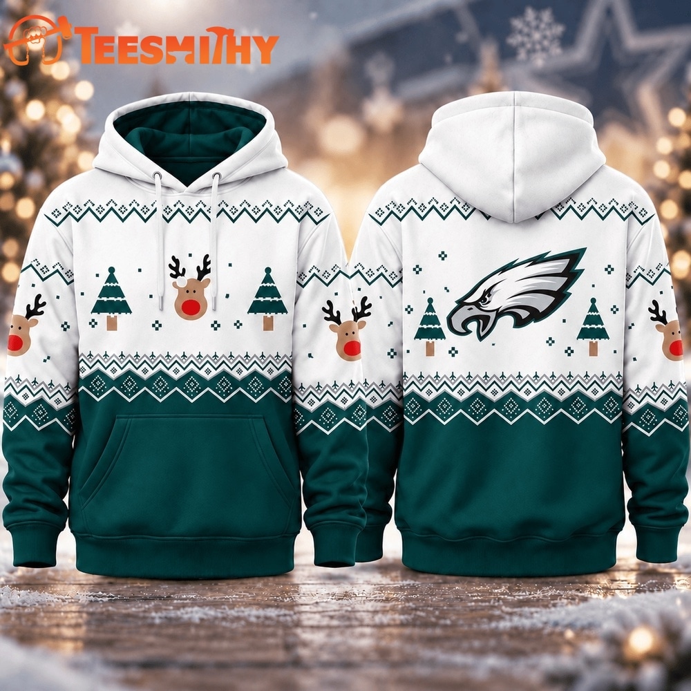 Philadelphia Eagles NFL Christmas Game Day Hoodie Shirt