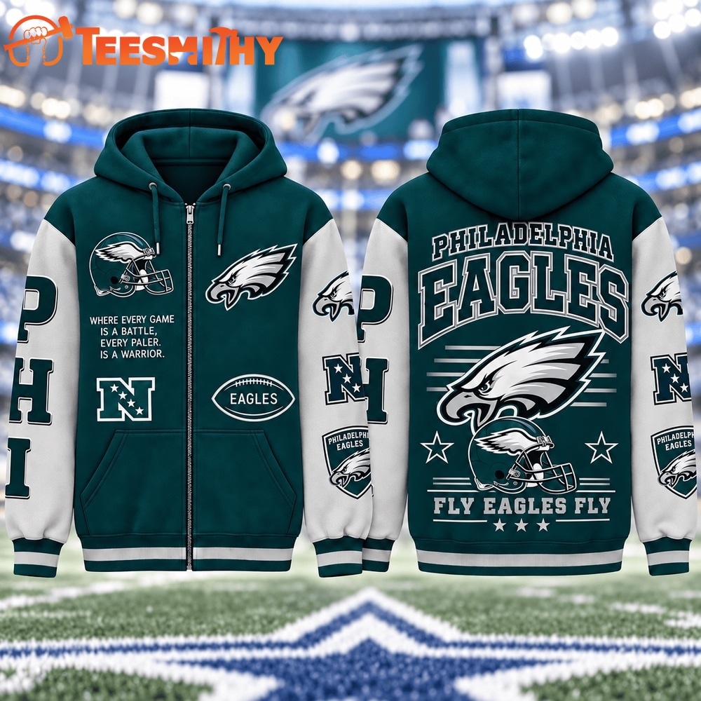 Philadelphia Eagles NFL Gridiron Heritage Zip Hoodie
