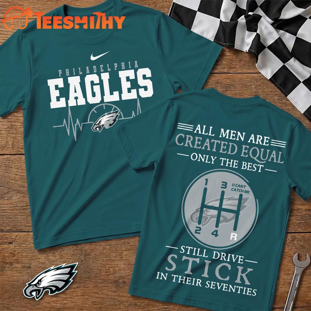 Philadelphia Eagles NFL Highspeed Heartbeat All Over Printed T Shirt