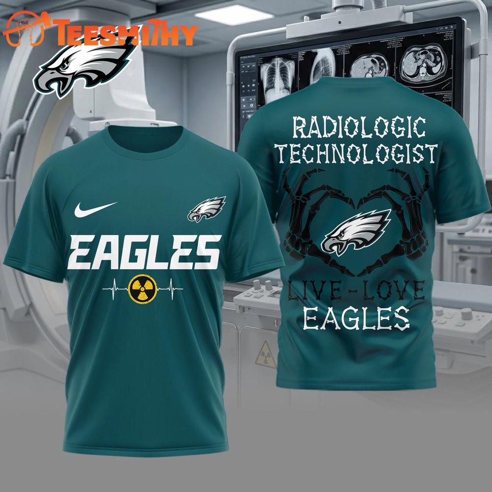 Philadelphia Eagles NFL Radiology Technologist Game Day 3D Shirt