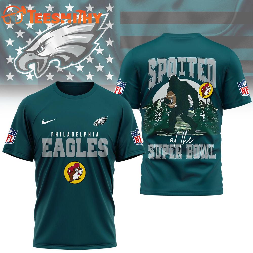 Philadelphia Eagles NFL Spotted at the Super Bowl 3D Shirt