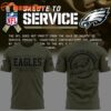 Philadelphia Eagles Salute to Service 2025 T Shirt