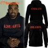 Philadelphia Eagles Special Edition Love Hurts White Hoodie