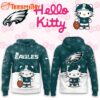 Philadelphia Eagles x 2025 Football Christmas Hello Kitty Hoodie Shirt