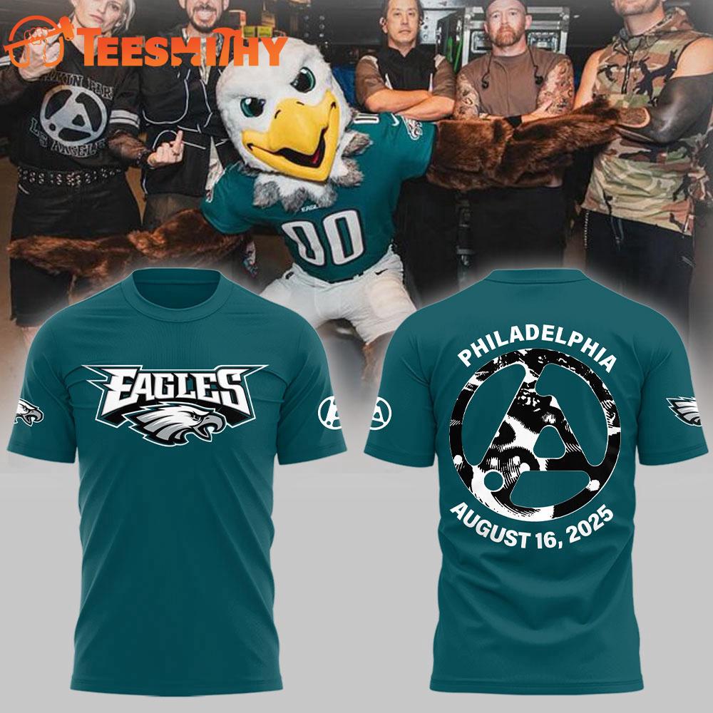 Philadelphia Eagles x Linkin Park Tour 2025 3D Shirt