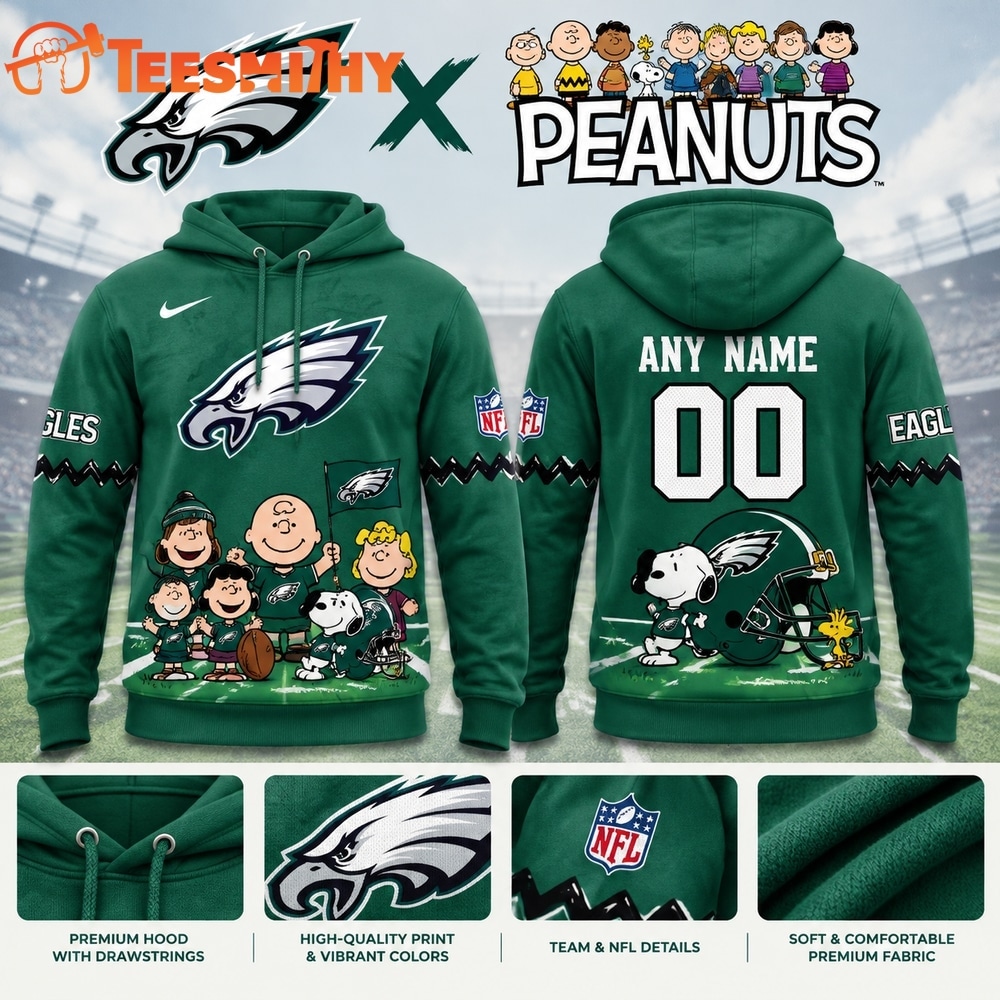 Philadelphia Eagles x Peanuts Night 2026 Personalized Hoodie