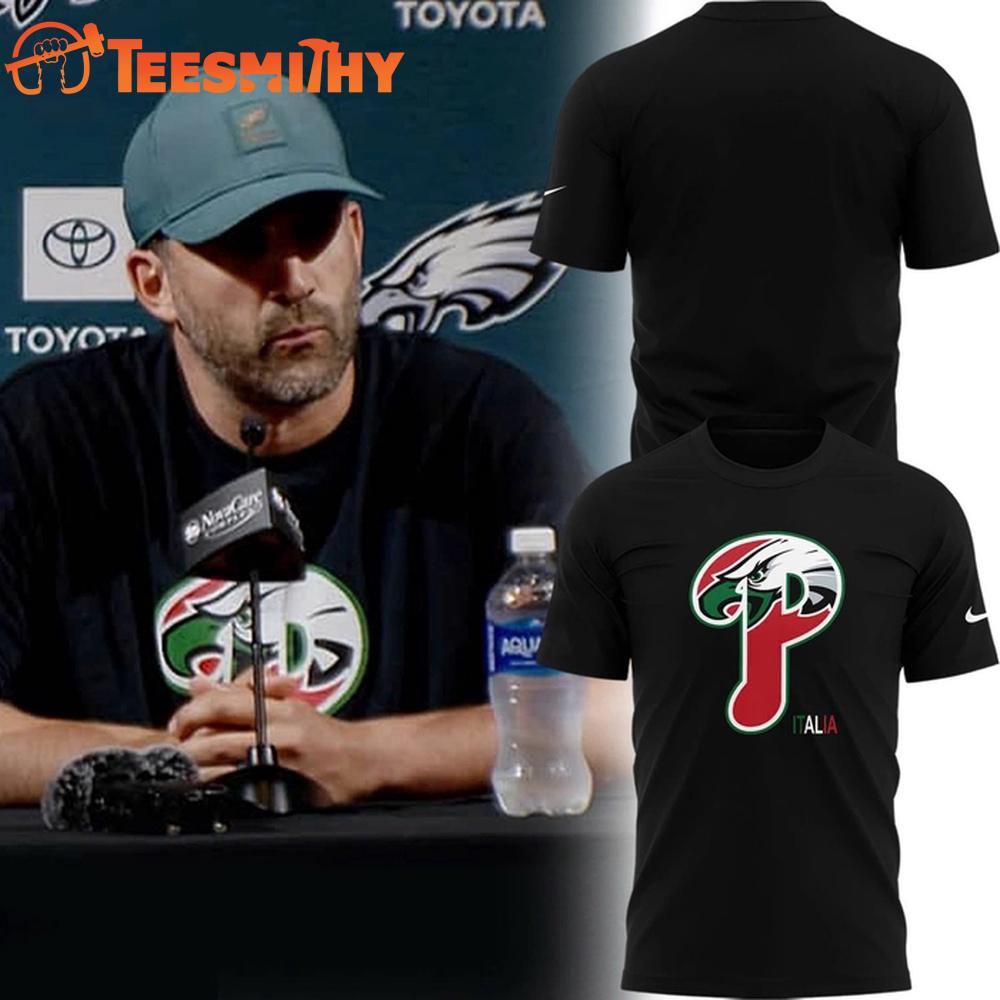 Philadelphia Eagles x Philadelphia Phillies Italia 2025 3D Shirt Philadelphia Eagles x Philadelphia Phillies Italia 2025 3D Shirt