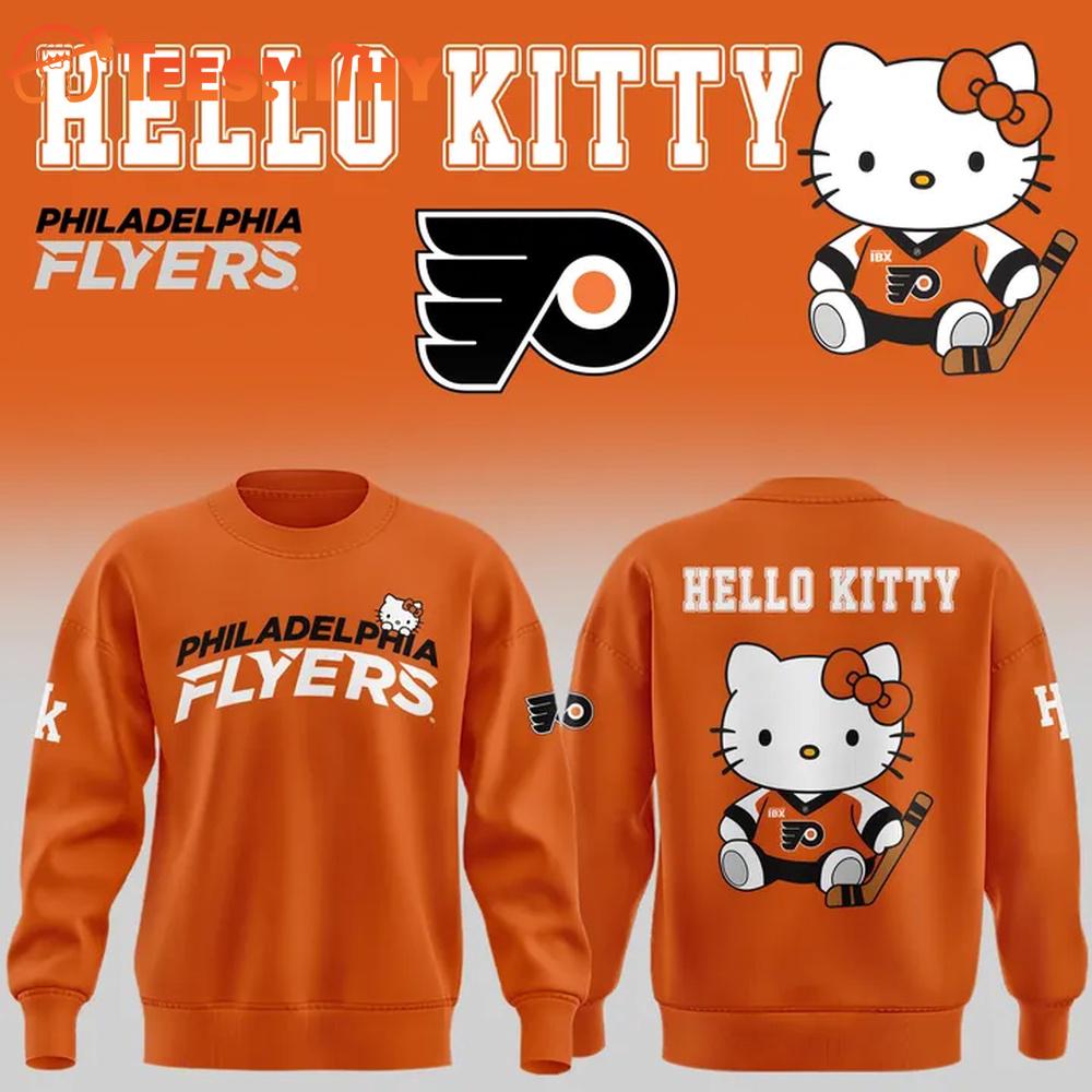Philadelphia Flyers x Hello Kitty Night Limited Edition Sweatshirt