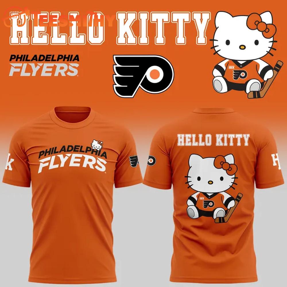 Philadelphia Flyers x Hello Kitty Night Limited Edition T Shirt