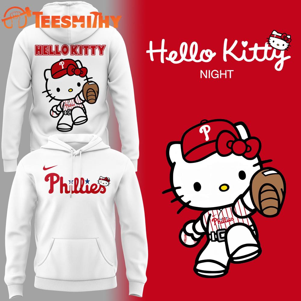 Philadelphia Phillie Hello Kitty Night Hoodie Shirt Philadelphia Phillie Hello Kitty Night Hoodie Shirt