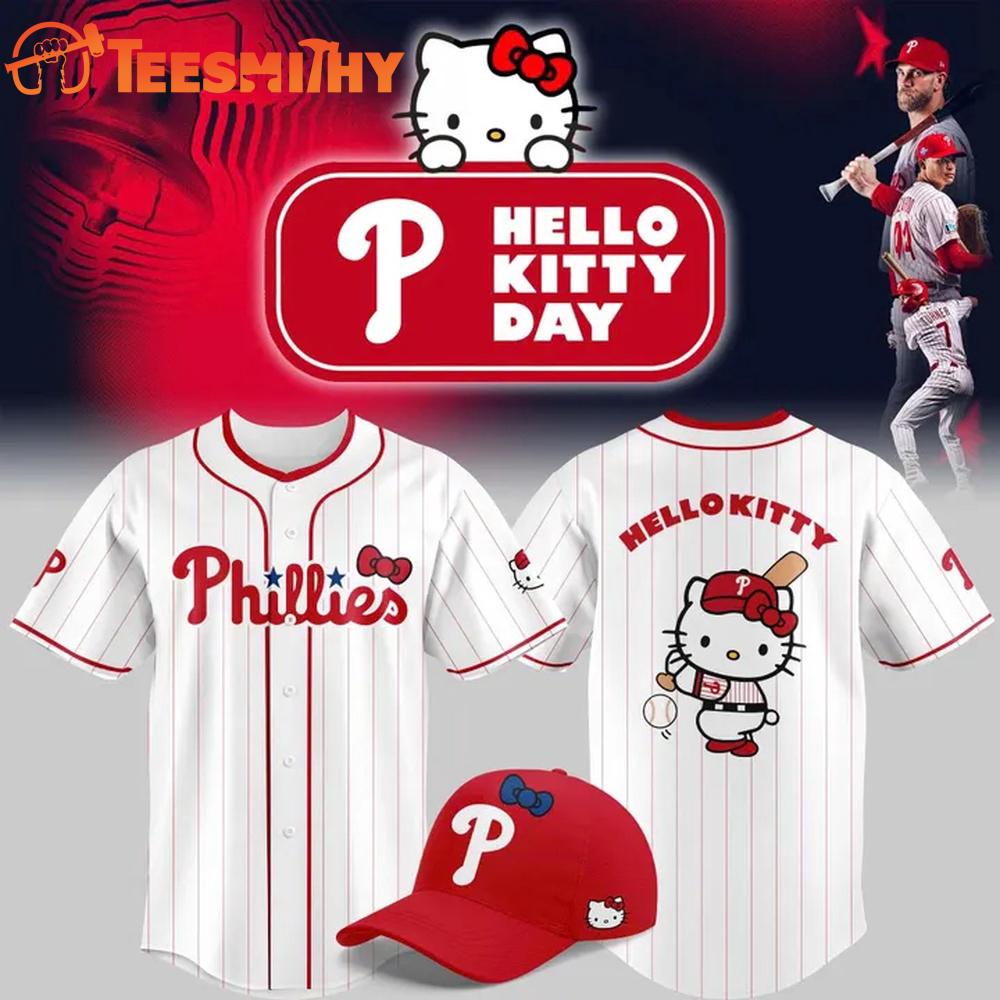 Philadelphia Phillies 2026 Hello Kitty Day Limited Edition Baseball Jersey