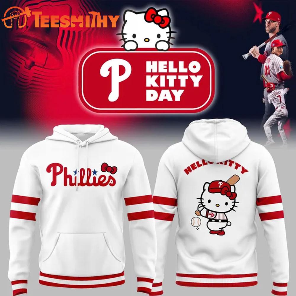 Philadelphia Phillies 2026 Hello Kitty Day Limited Edition Hoodie