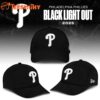 Philadelphia Phillies Black Lights Out 2025 Baseball Cap