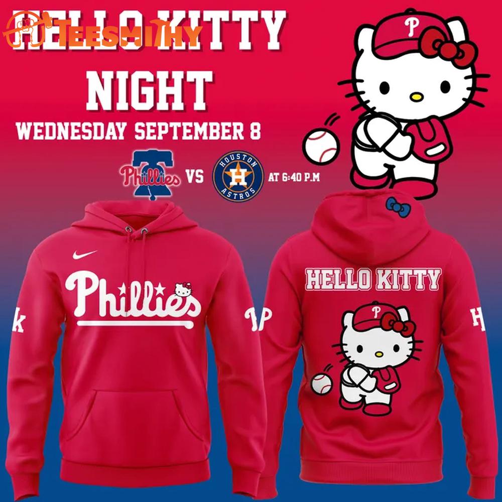 Philadelphia Phillies x Hello Kitty Night 2026 Limited Edition Hoodie