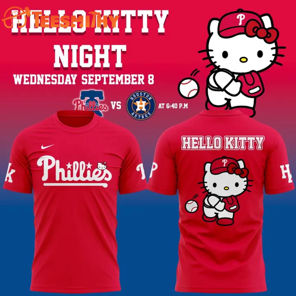 Philadelphia Phillies x Hello Kitty Night 2026 Limited Edition T Shirt