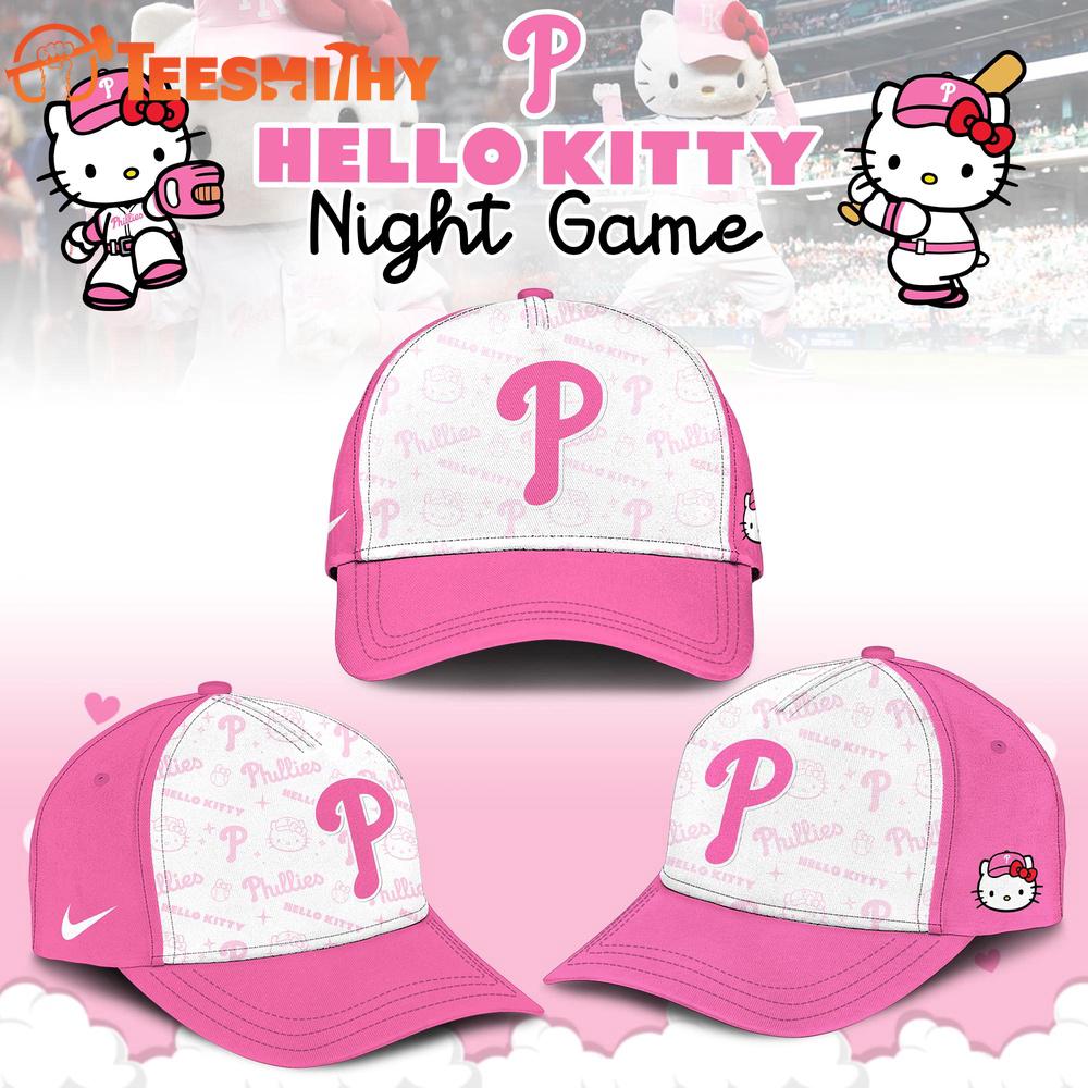 Philadelphia Phillies x Hello Kitty Night Game Baseball Cap Philadelphia Phillies x Hello Kitty Night Game Baseball Cap