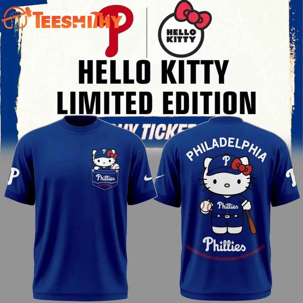 Philadelphia Phillies x Hello Kitty Night Special New 2026 T Shirt
