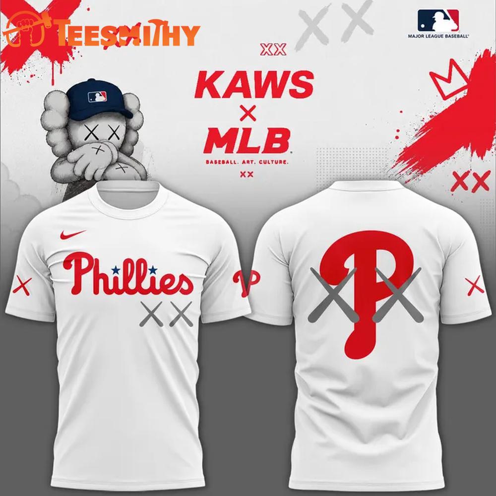 Philadelphia Phillies x Kaws 2026 Exclusive Version T Shirt