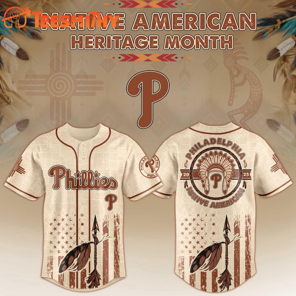 Philadelphia Phillies x Native American Baseball Jersey