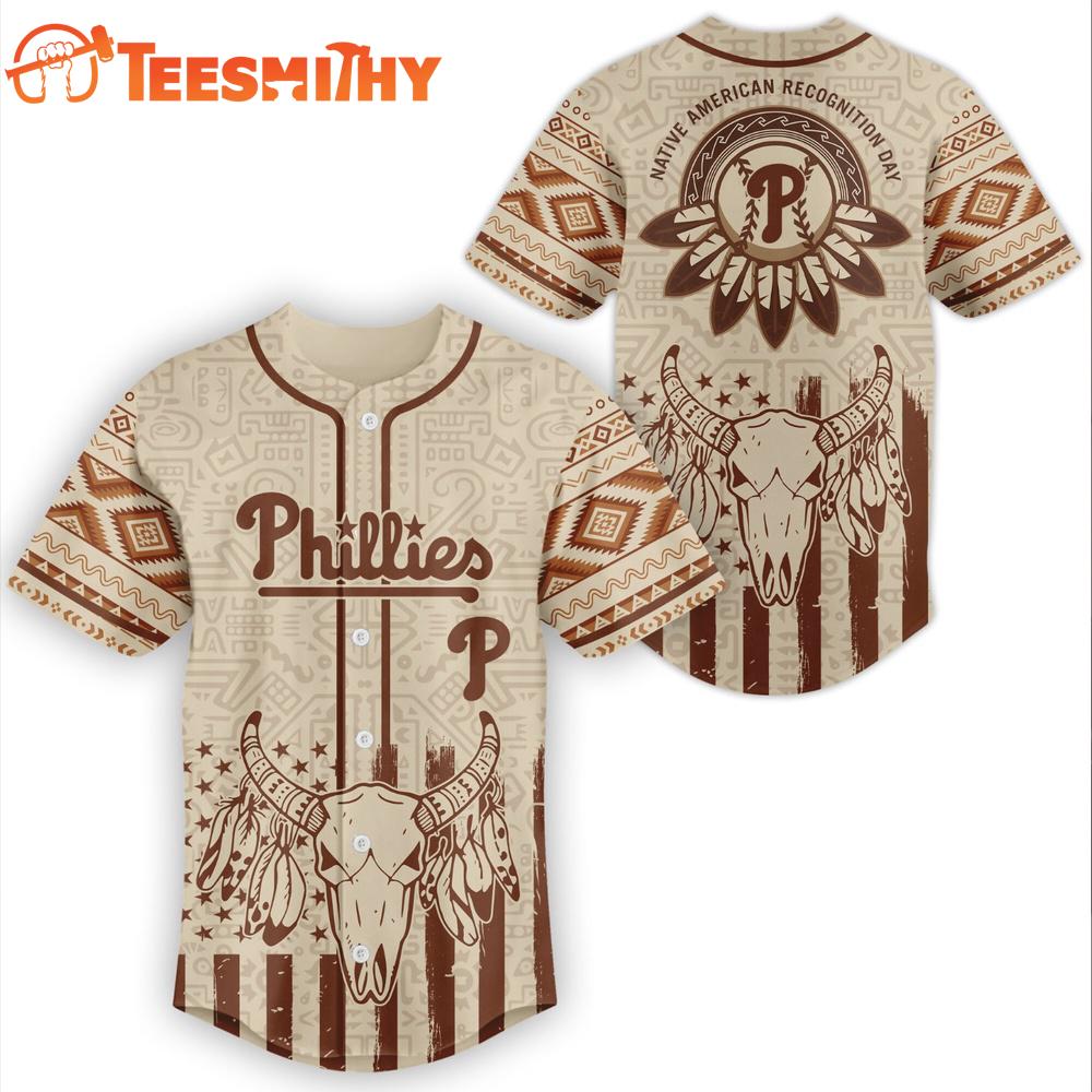 Philadelphia Phillies x Native American Limited Edition Custom Baseball Jersey