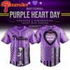 Philadelphia Phillies x Purple Heart Day New Design Baseball Jersey