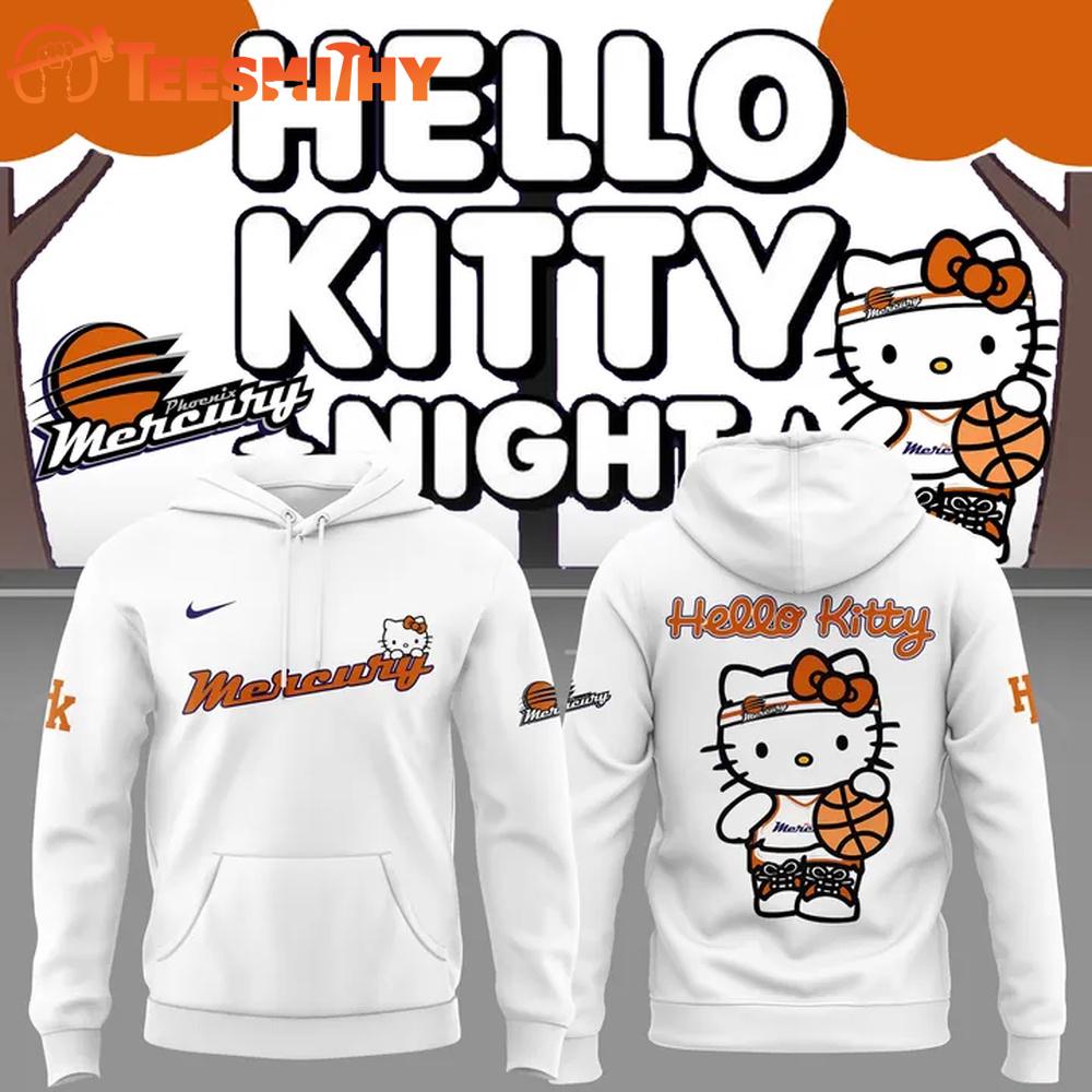 Phoenix Mercury x Hello Kitty Night 2025 Hoodie Phoenix Mercury x Hello Kitty Night 2025 Hoodie