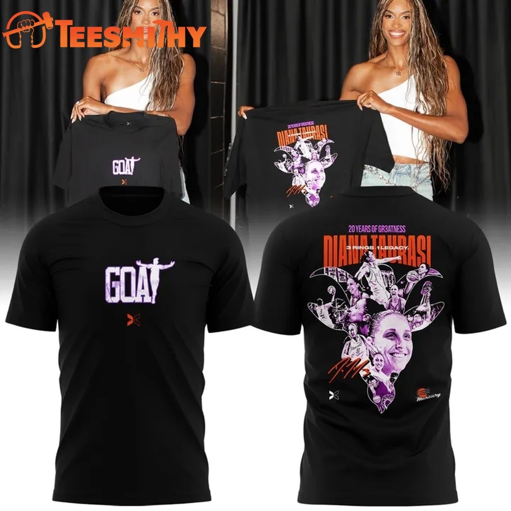 Phoenix Mercury x Togethxr GOAT 2026 T Shirt