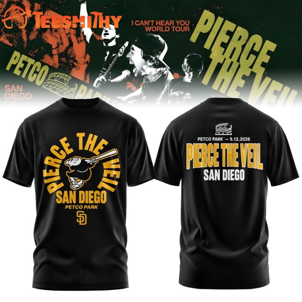 Pierce The Veil I Can’t Hear You World Tour Finale 2026 Limited 3D Shirt