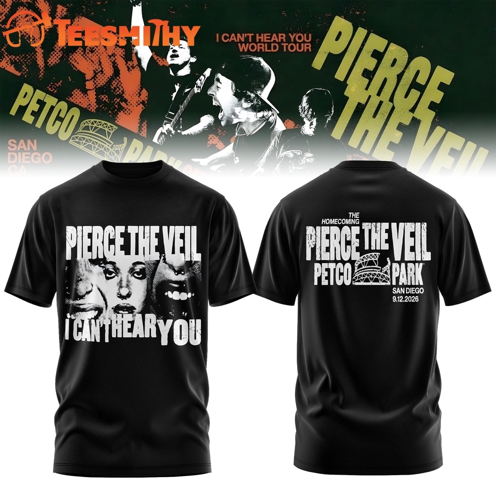 Pierce The Veil I Can’t Hear You World Tour Finale 2026 Limited T Shirt