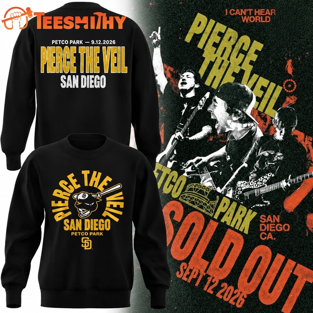 Pierce The Veil x San Diego Padres 2026 Petco Park Sweatshirt