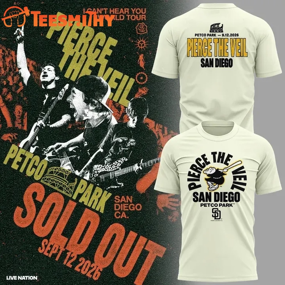 Pierce The Veil x San Diego Padres 2026 Special New T Shirt