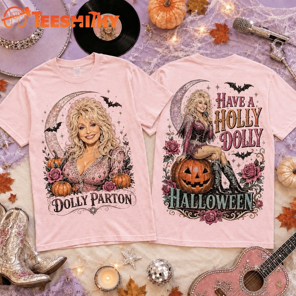 Pink Cowgirl Pumpkin Dolly Parton Queen 3D Shirt