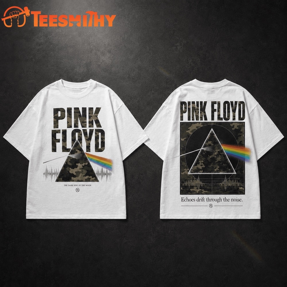 Pink Floyd Camo Prism Echoes 3D Shirt