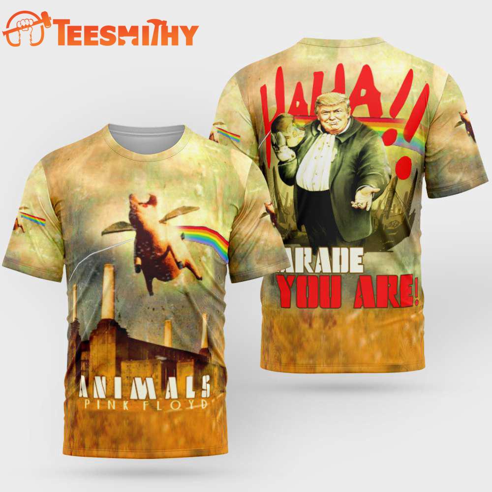 Pink Floyd Ha Ha Charade You Are Dtrump 3D Shirt Pink Floyd Ha Ha Charade You Are Dtrump 3D Shirt