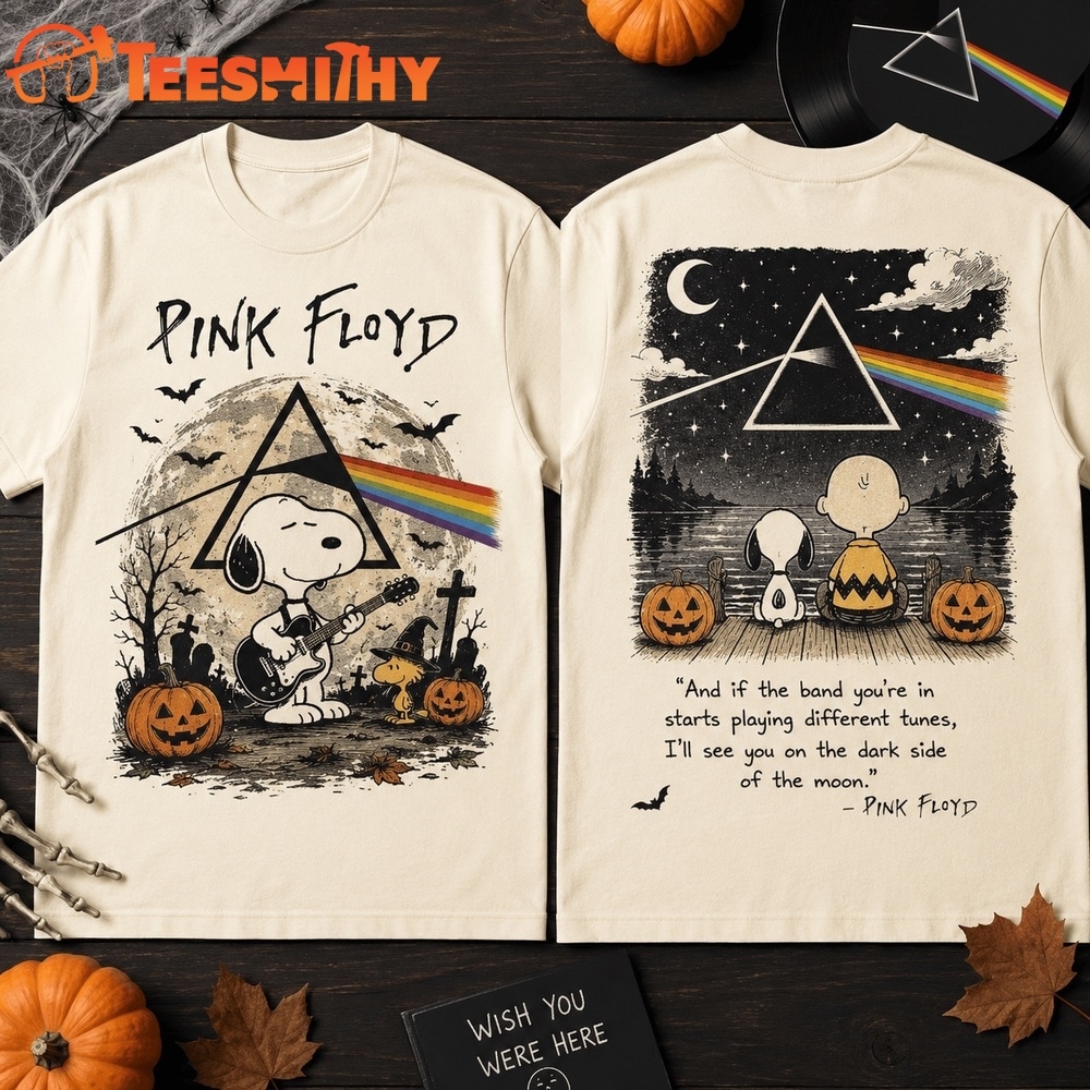 Pink Floyd x Snoopy Halloween Wish You Were Here 3D Shirt