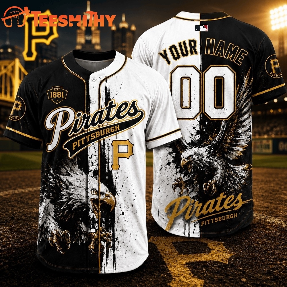 Pittsburgh Pirates 2026 MLB Eagle America Personalized Baseball Jersey