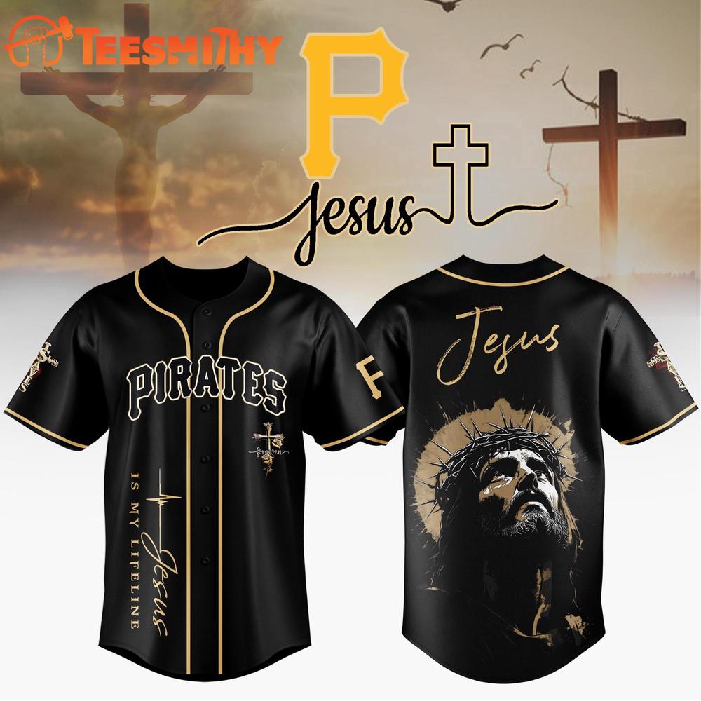 Pittsburgh Pirates x Jesus Baseball Custom Baseball Jersey