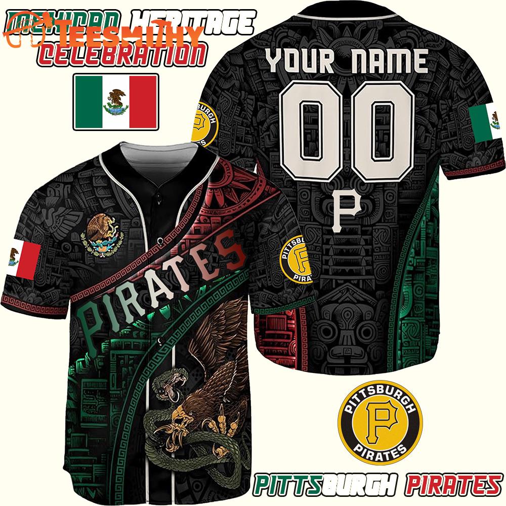 Pittsburgh Pirates x Mexican Heritage Celebration Custom Baseball Jersey