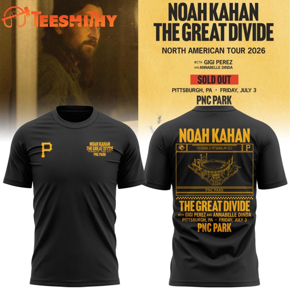 Pittsburgh Pirates x Noah Kahan Dark 2026 Limited Edition T Shirt
