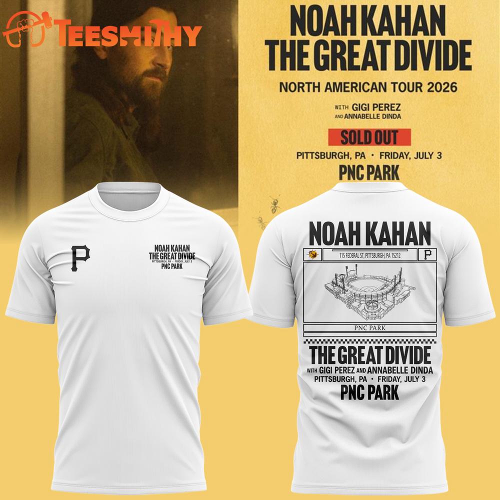 Pittsburgh Pirates x Noah Kahan Dark 2026 New Design T Shirt