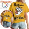 Pittsburgh Steelers 2025 NFL Bartender Halloween Fan All Over Print Shirt