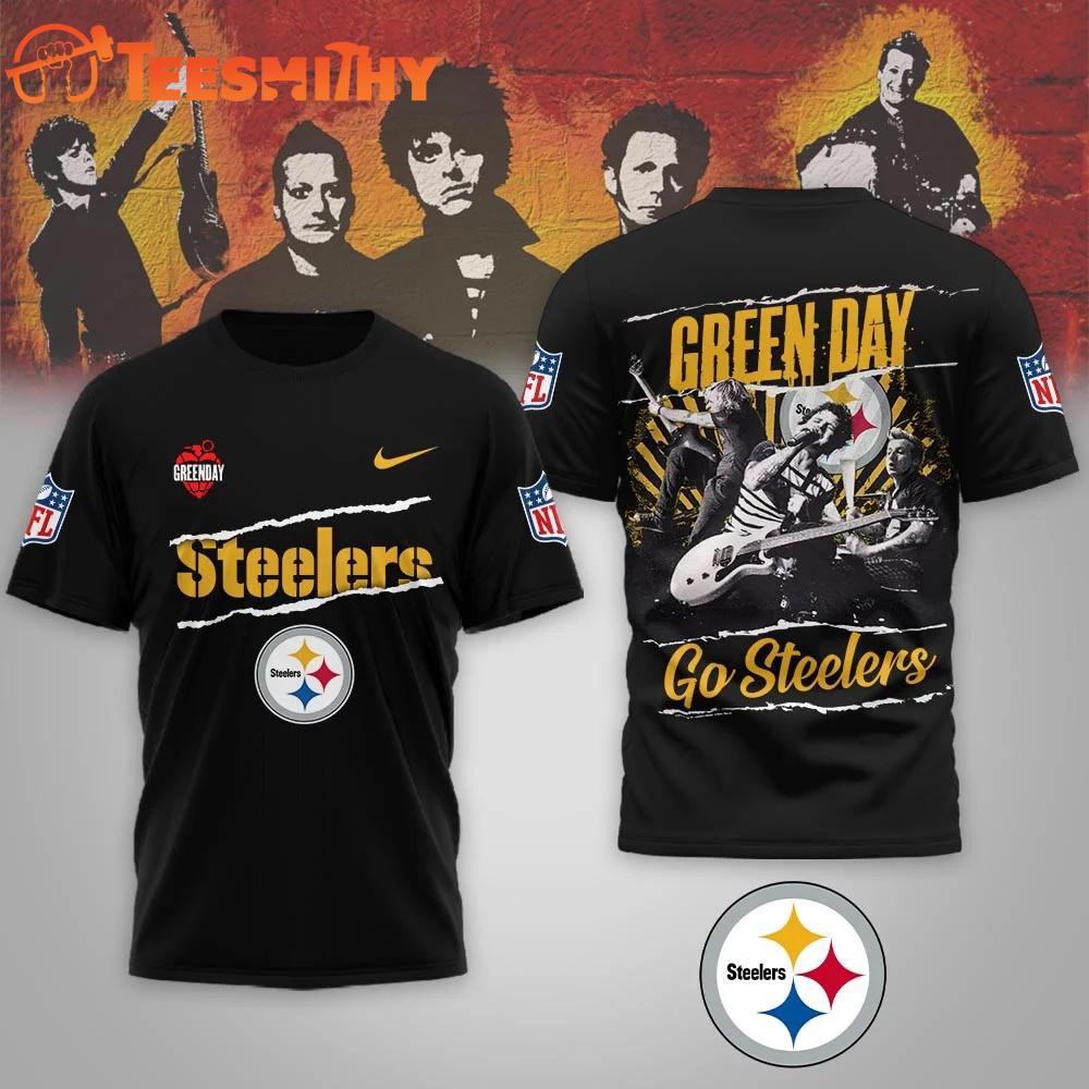 Pittsburgh Steelers 2026 Football Super Bowl LX x Green Day All Over Print Shirt