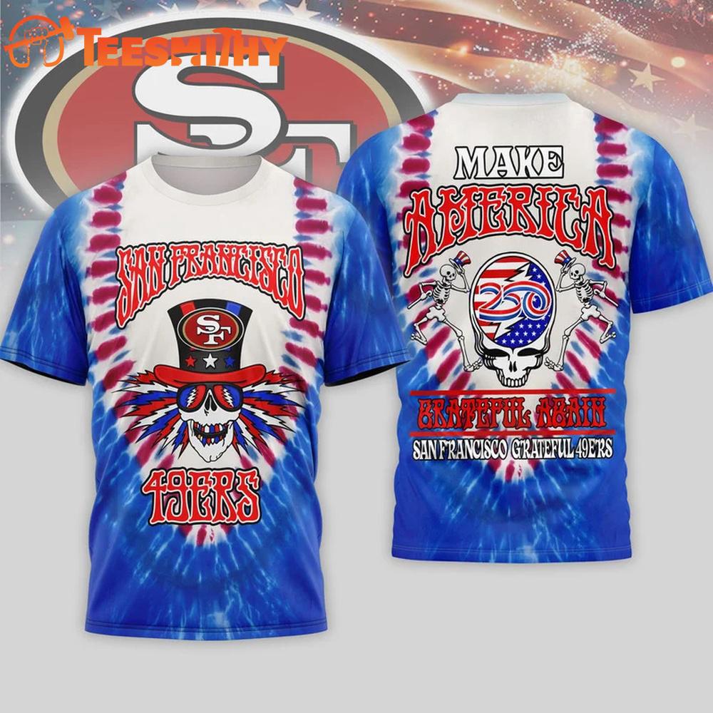 Pittsburgh Steelers 2026 NFL Grateful Dead 250 Years Of America 3D T Shirt