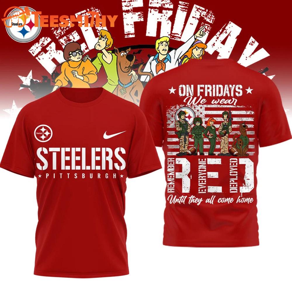 Pittsburgh Steelers 2026 NFL Scooby-Doo Red Friday Special New T Shirt