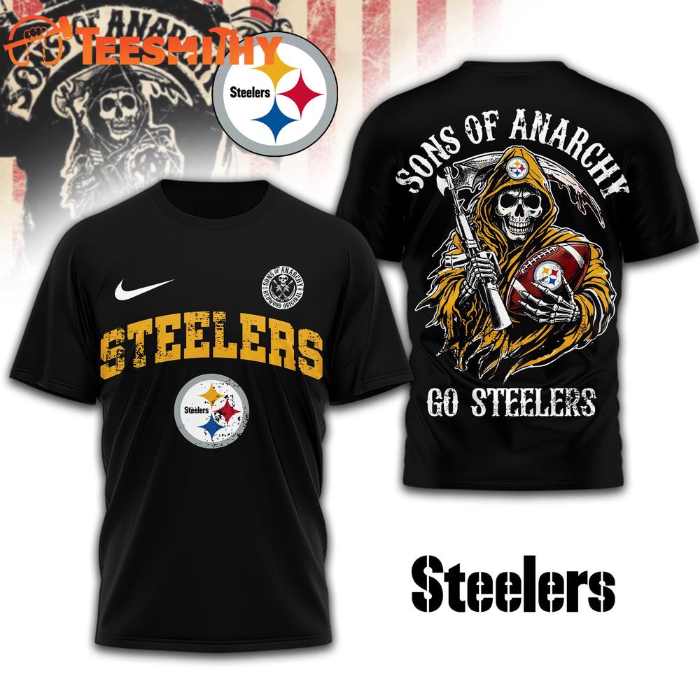 Pittsburgh Steelers 2026 NFL Sons of Anarchy 3D T Shirt
