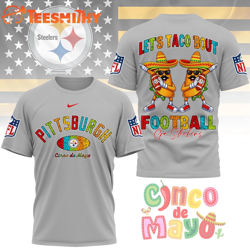 Pittsburgh Steelers 2026 NFL Taco Cinco de Mayo New Design 3D Shirt