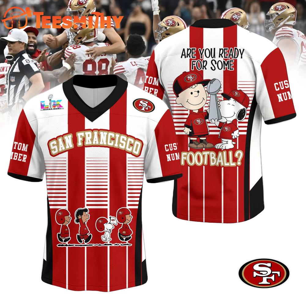 Pittsburgh Steelers 2026 Super Bowl x Peanut Snoopy Football Jersey