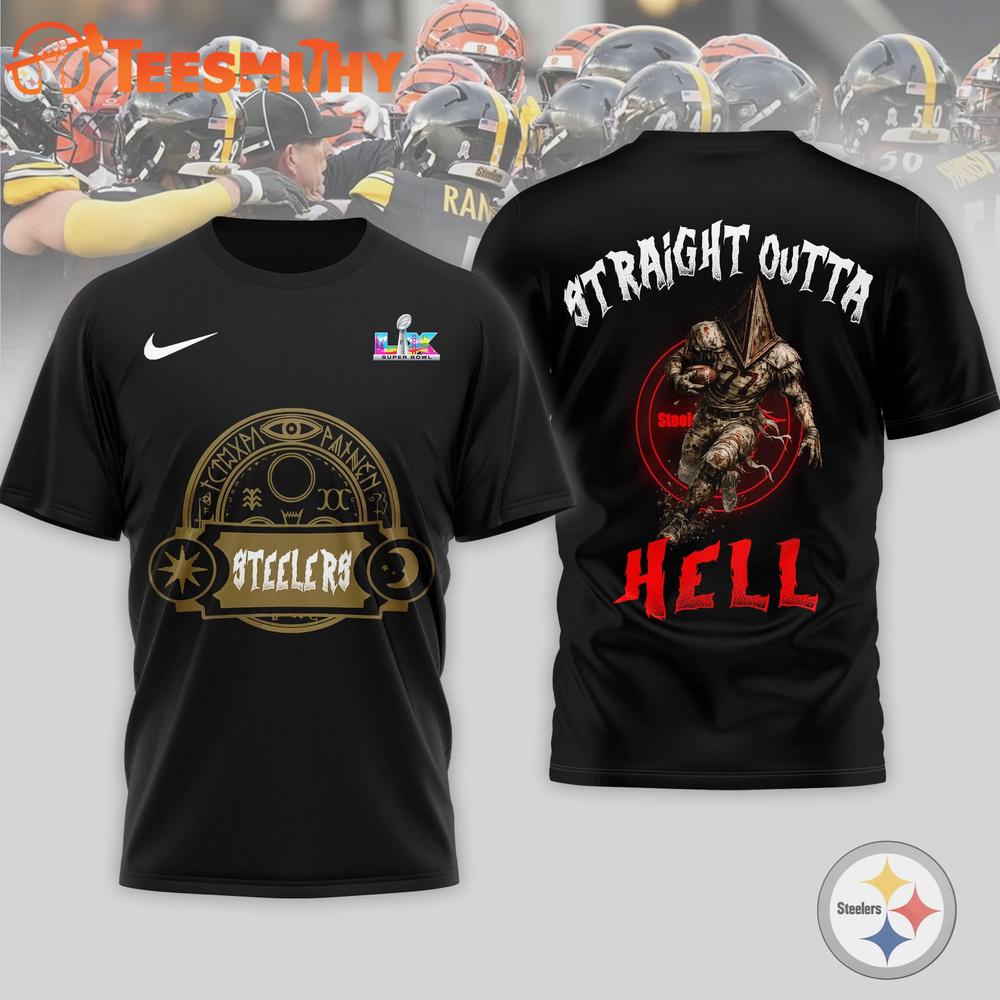 Pittsburgh Steelers NFL 2026 Super Bowl x Silent Hill 3D Shirt